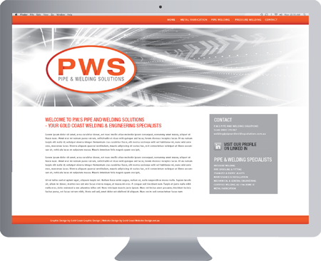 Gold Coast LOGO DESIGN - PWS Pipe & Welding Solutions - Gold Coast Website Design 